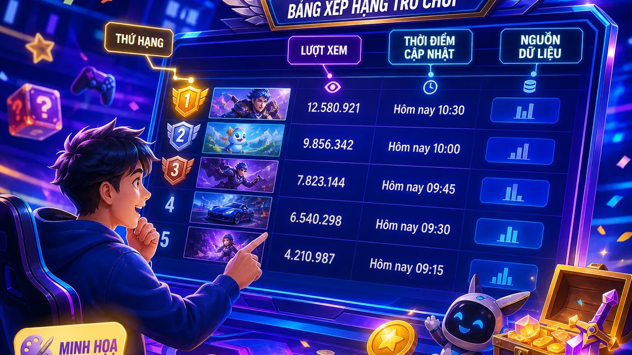 Đọc bảng xếp hạng trò chơi 32295: hướng dẫn cho người mới